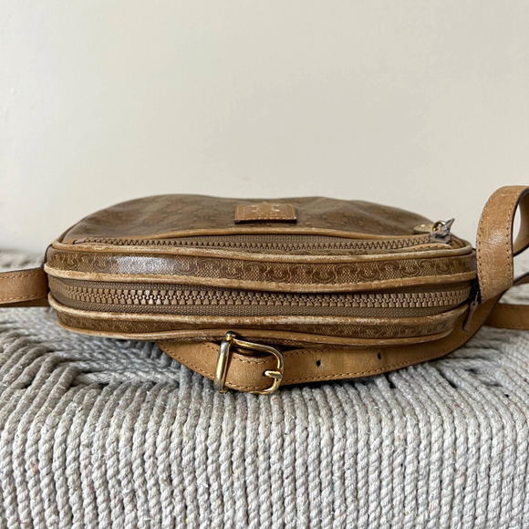 CELINE Paris Macadam Vinyl and Leather Crossbody Bag - Picture 6 of 14